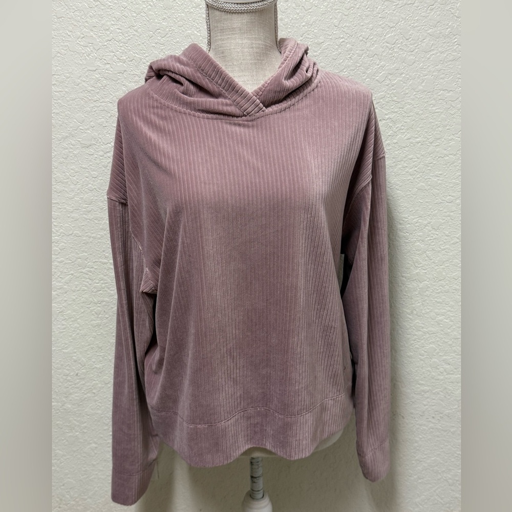 TAVI ACTIVE Primrose Brushed Rib Pullover Hoodie Size Medium